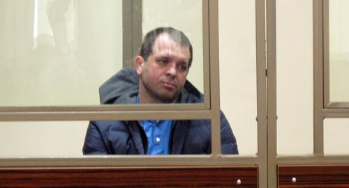 Андрей Виноградов в зале суда, ноябрь 2018 года. Фото Константина Волгина для "Кавказского узла"
