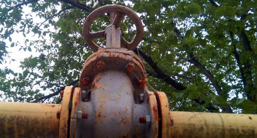Вентиль трубы распределения газа. Фото Нины Тумановой для "Кавказского узла"