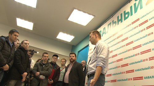 Навальный на открытии штаба в Волгограде. Фото Вячеслава Ященко для "Кавказского узла"