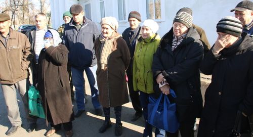 Участники пикета в Гуково. Фото Вячеслава Прудникова для "Кавказского узла".