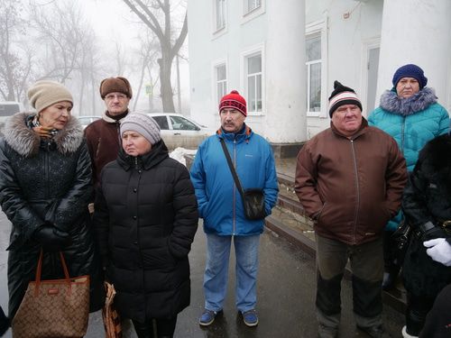 Участники пикета в Гуково 7 декабря 2019 года. Фото Вячеслава Прудникова для «Кавказского узла»