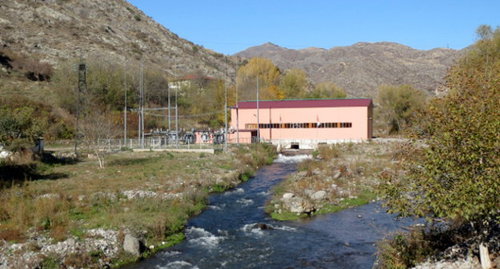 Малая ГЭС "Сюник-1" на реке Ахавно. Нагорный Карабах, 2013 г. Фото Алвард Григорян для "Кавказского узла"