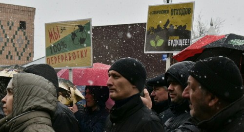 Участники митинга. Фото Константина Волгина для "Кавказского узла"