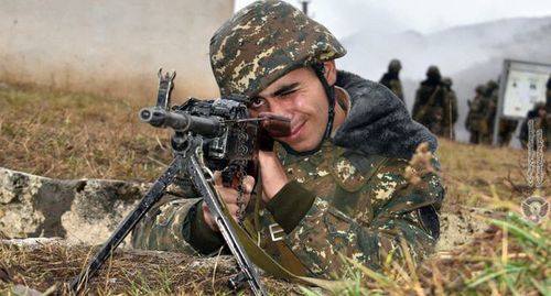 Военнослужащий армии Армении. Фото: пресс-служба МО Армении http://www.mil.am/hy/news/7148