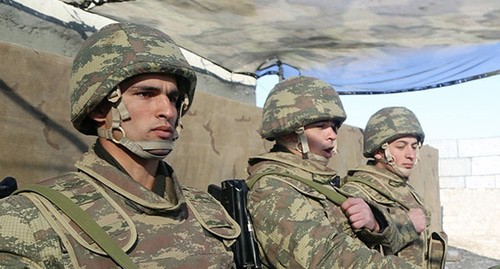 Азербайджанские военные. Фото пресс-службы МО Азербайджана 