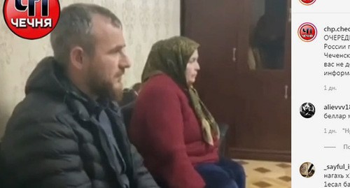 Силовики отчитали жителя Чечни за распространение фейка. Стоп-кадр видео канала Instagram https://www.instagram.com/p/B-AWEPtigEH/