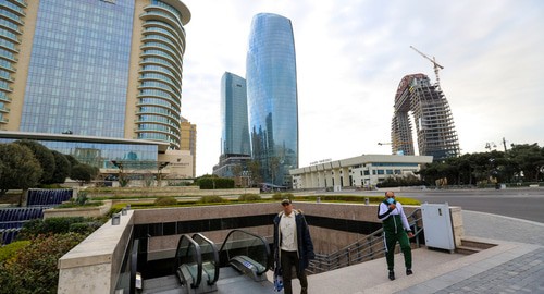 Баку, март 2020 г. Фото Азиза Каримова для "Кавказского узла"