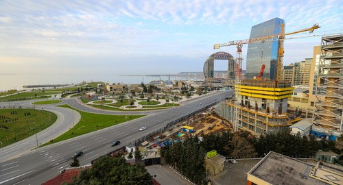 Пустые улицы Баку. Апрель 2020 года. Фото Азиза Каримова для "Кавказского узла"
