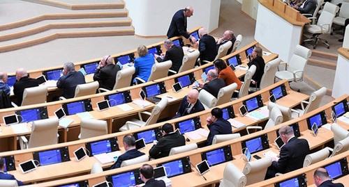 Заседание парламента Грузии. Фото: Parlament of Georgia / FB
