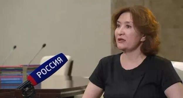 Елена Хахалева. Кадр из видео России 24 https://www.youtube.com/watch?v=UuCSFnpyx8I