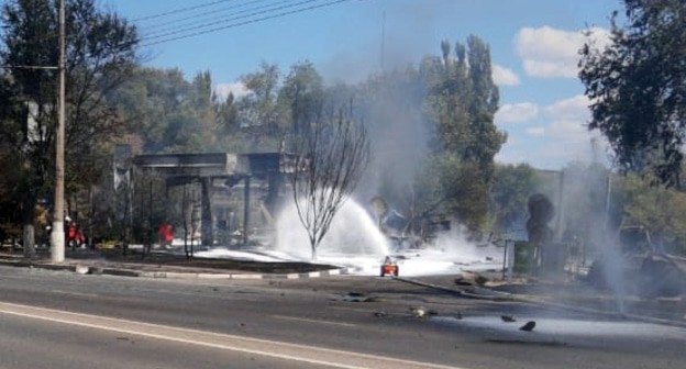 Последствия взрыва на АЗС в Волгограде. Фото пресс-службы МЧС https://34.mchs.gov.ru/deyatelnost/press-centr/operativnaya-informaciya/4229644