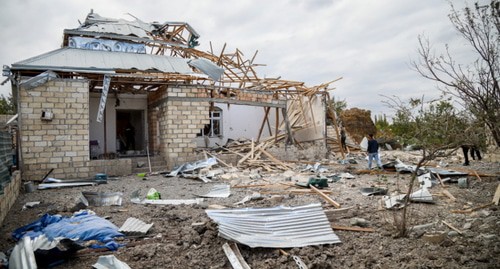 Разрушенный дом в Тертерском районе. Фото Азиза Каримова для "Кавказского узла".