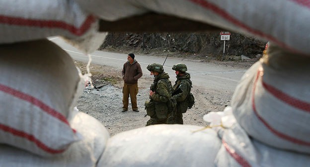 Российские миротворцы. Нагорный Карабах, 15 ноября 2020 г. Фото: REUTERS/Stringer