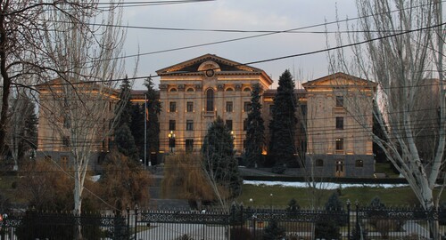 Здание парламента Армении/ 25.02.2021. Фото Тиграна Петросяна для "Кавказского узла"