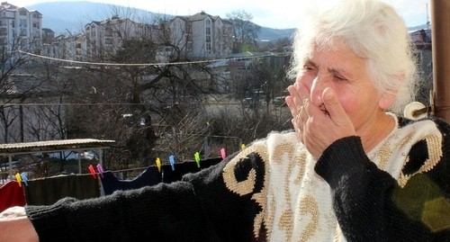 Беженка в интернате для престарелых. Степанакерт, 2 марта 2021 года. Фото Алвард Григорян для "Кавказского узла".