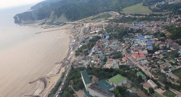 Изменился цвет воды в Черном море. Краснодарский край. Фото: пресс-служба администрации Краснодарского края