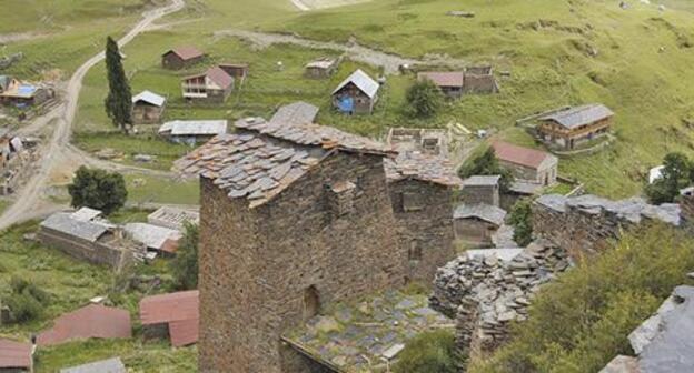 Высокогорный район Тушети. Фото: CC BY-SA 2.0 / Flikr / Andrzej Wójtowicz / Tusheti - Omalo