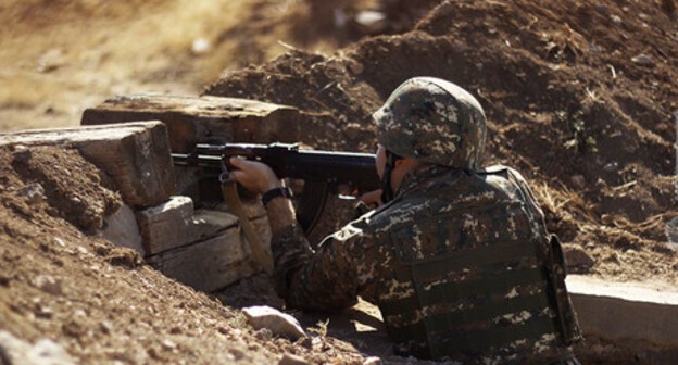 Армянский военнослужащий. Фото: официальный сайт Минобороны Армении https://mil.am/hy/news/9641