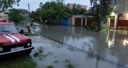 Наводнение в Анапе. Фото: пресс-служба мэрии Анапы