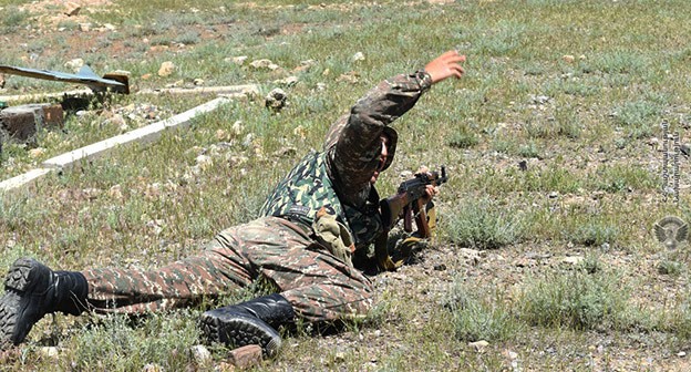 Армянский военнослужащий. Фото: официальный сайт Минобороны Армении https://mil.am