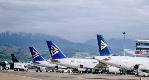 Самолеты авиакомпании  Air Astana. Фото пресс-службы авиакомпании  Air Astana