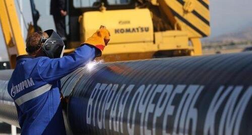Устранение аварии на газопроводе. © Фото / пресс-служба ОсОО "Газпром Кыргызстан".
