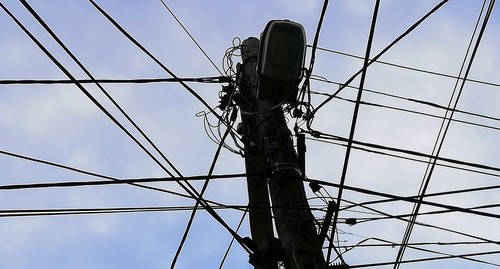 Электрический столб. Фото Нины Тумановой для "Кавказского узла"