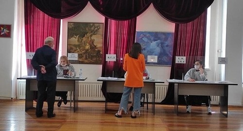 Голосование во Владикавказе. 19 сентября 2021 года. Фото Эммы Марзоевой для "Кавказского узла"**.
