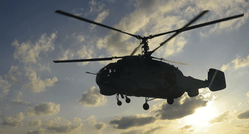 Военный вертолет. Фото пресс-службы МО России 
