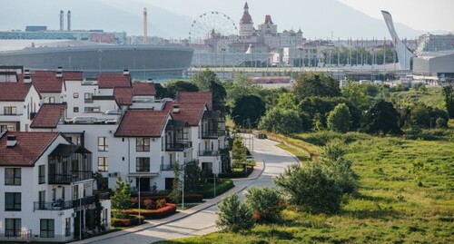 Дома в Имеретинской низменности в "Сириусе", фото: пресс-служба ГК "Имеретинский"