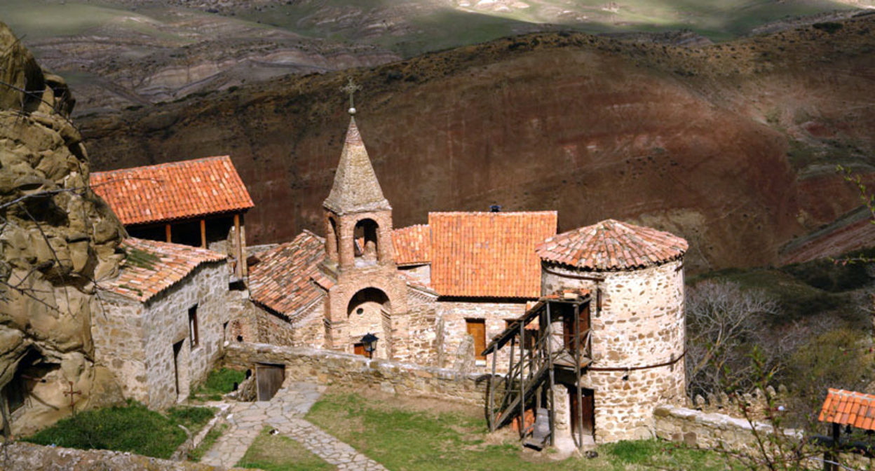 Монастырь "Давид Гареджи". Фото: 
Paata Vardanashvili from Tbilisi, Georgia - https://www.flickr.com/photos/28874153@N00/463730710