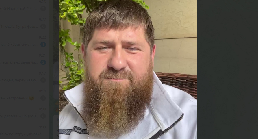  Рамзан Кадыров. Кадр видео https://t.me/RKadyrov_95/2366 