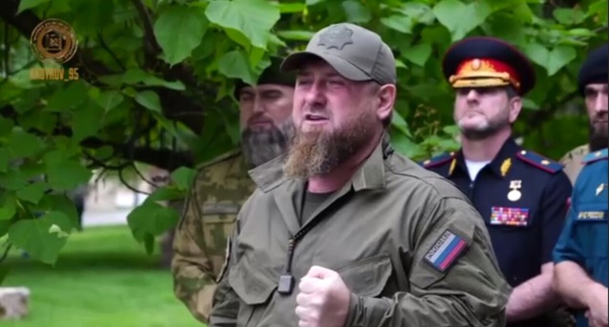 Рамзан Кадыров. Стопкадр из видео https://t.me/RKadyrov_95/2435