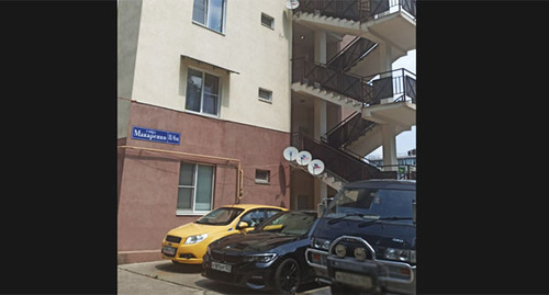 Дом на улице Макаренко в котором предложена квартира семье Иванковых . Фото Светланы Кравченко для "Кавказского узла"
