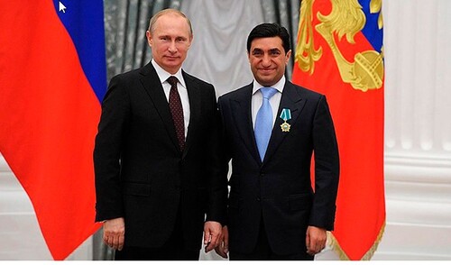 Путин в 2014 году наградил Года Нисанова Орденом Дружбы. Фото с официального сайта бизнесмена god-nisanov.ru.