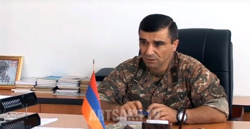 Микаэл Арзуманян. Фото Арцах ТВ https://vk.com/@armenia_military_portal-mikael-arzumanyan-naznachen-zamestitelem-komanduuschego-armi