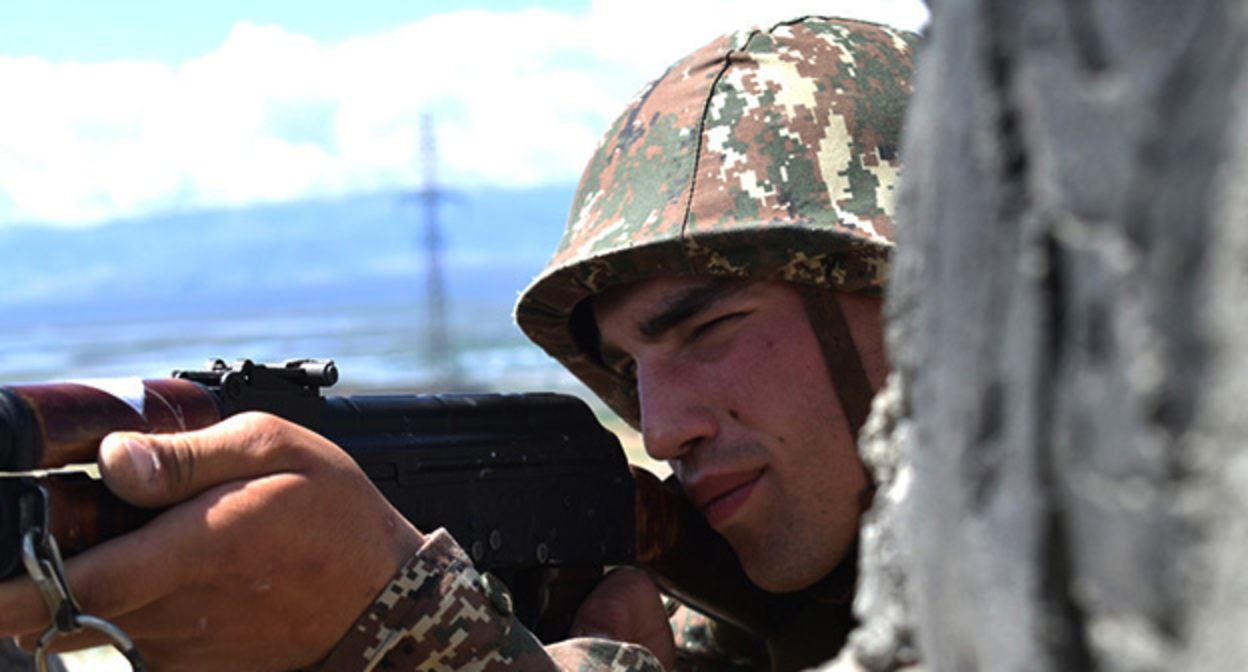 Армянский военнослужащий. Фото: официальный сайт https://mil.am