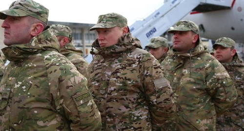 Военнослужащие Грузии, фото: пресс-служба Минобороны Грузии.