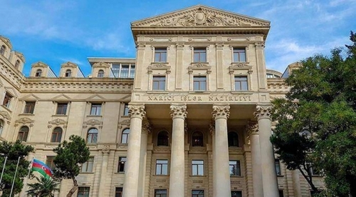 Здание министерства иностранных дел (МИД) Азербайджана. Фото с сайта ведомства https://www.mfa.gov.az