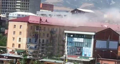 Взрыв газа в Махачкале. Cкриншот видео t.me/dagnews24