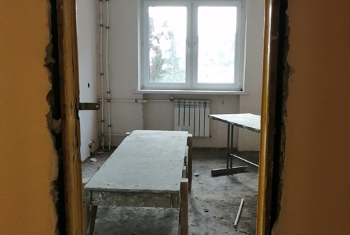 Состояние комнаты Балабанниковых после ремонта. Фото Ольги Балабанниковой.