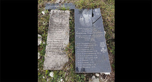 Памятник погибшим военным разрушен в Чечне