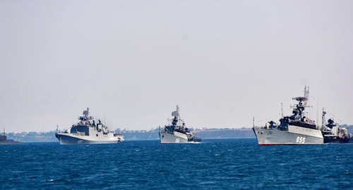 Корабли ВМФ, фото: пресс-служба Минобороны РФ.