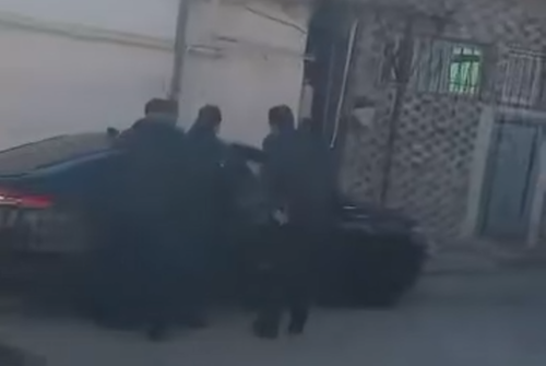 Задержание Кямрана Ферата. Стоп-кадр видео, предоставленного "Кавказскому узлу" его семьей.