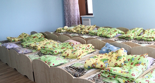 Кроватки в детском садике, фото: РИА "Дагестан"