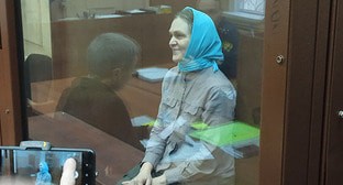 Надежда Кеворкова в зале суда. 7 мая 2024 г. Фото корреспондента "Кавказского узла"