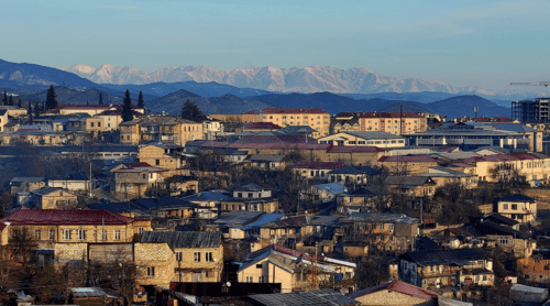 Ханкенди (Степанакерт). Фото Алвард Григорян от 1 февраля 2023 года.