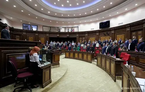Зал заседаний парламента Армении. Фото: пресс-служба парламента Армении