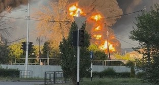 Нефтебаза в Калаче-на-Дону приостановила работу после атаки беспилотников