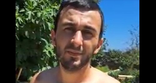 Фархад Казиев, стоп-кадр видео, предоставленного его родными "Кавказскому узлу". 